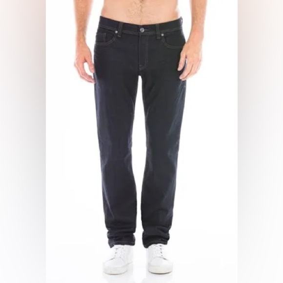 Fidelity Denim Men’s 50-11 Black Wash Jeans Sz 32X35 Straight Leg Revolver Cloud - Picture 1 of 9